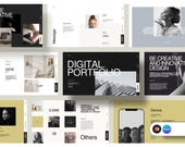 Editable Freelancer Pitch Deck Template: Canva Presentation Kit