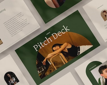 Professional Pitch Deck Canva Template: 30 Modern Presentation Slides