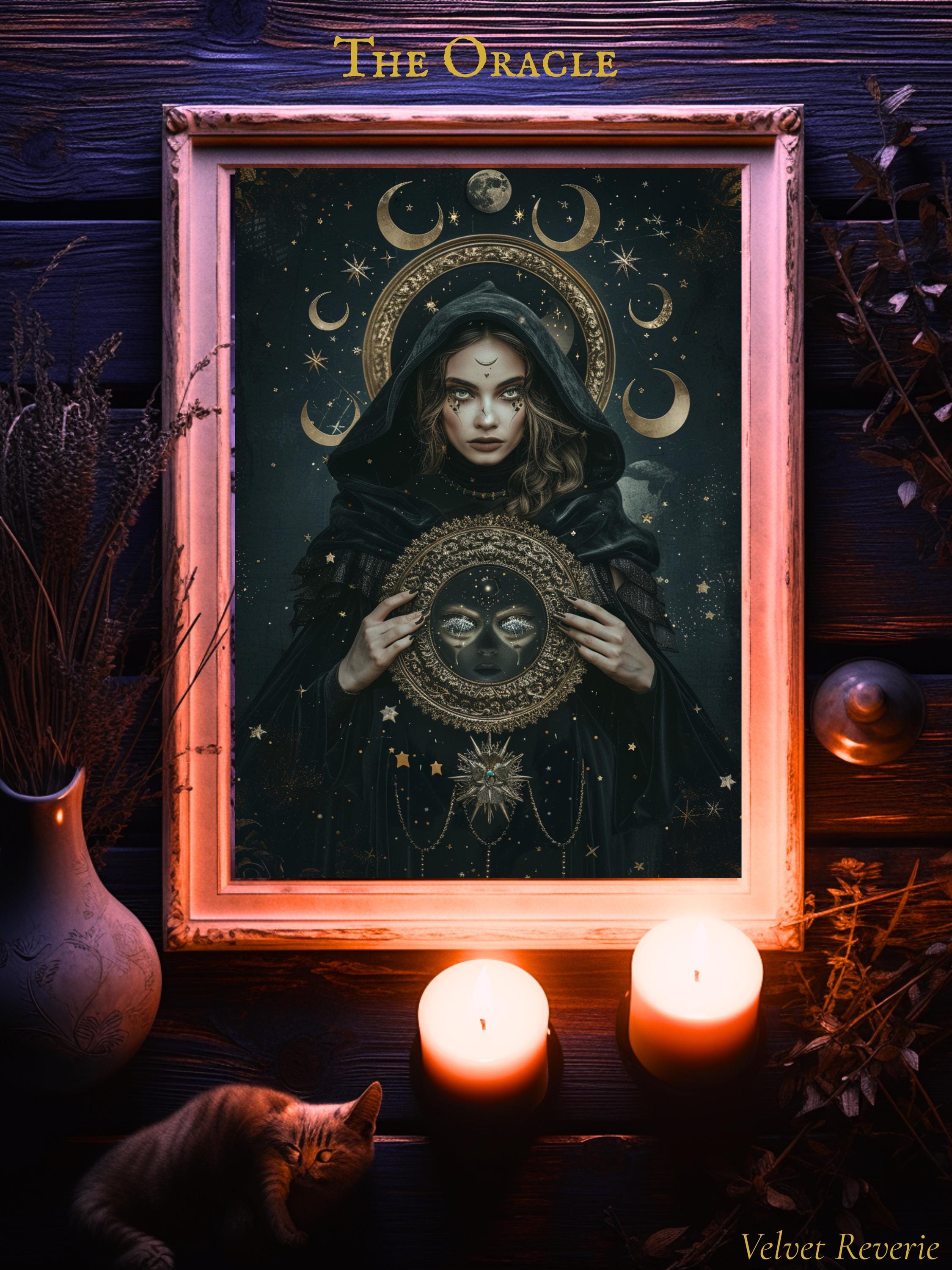 The Oracle – Digital Tarot Art Print | Divine Feminine Archetype ...