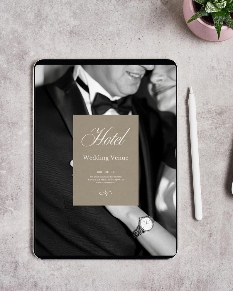 Wedding Venue Proposal & Brochure Template Editable Canva Wedding