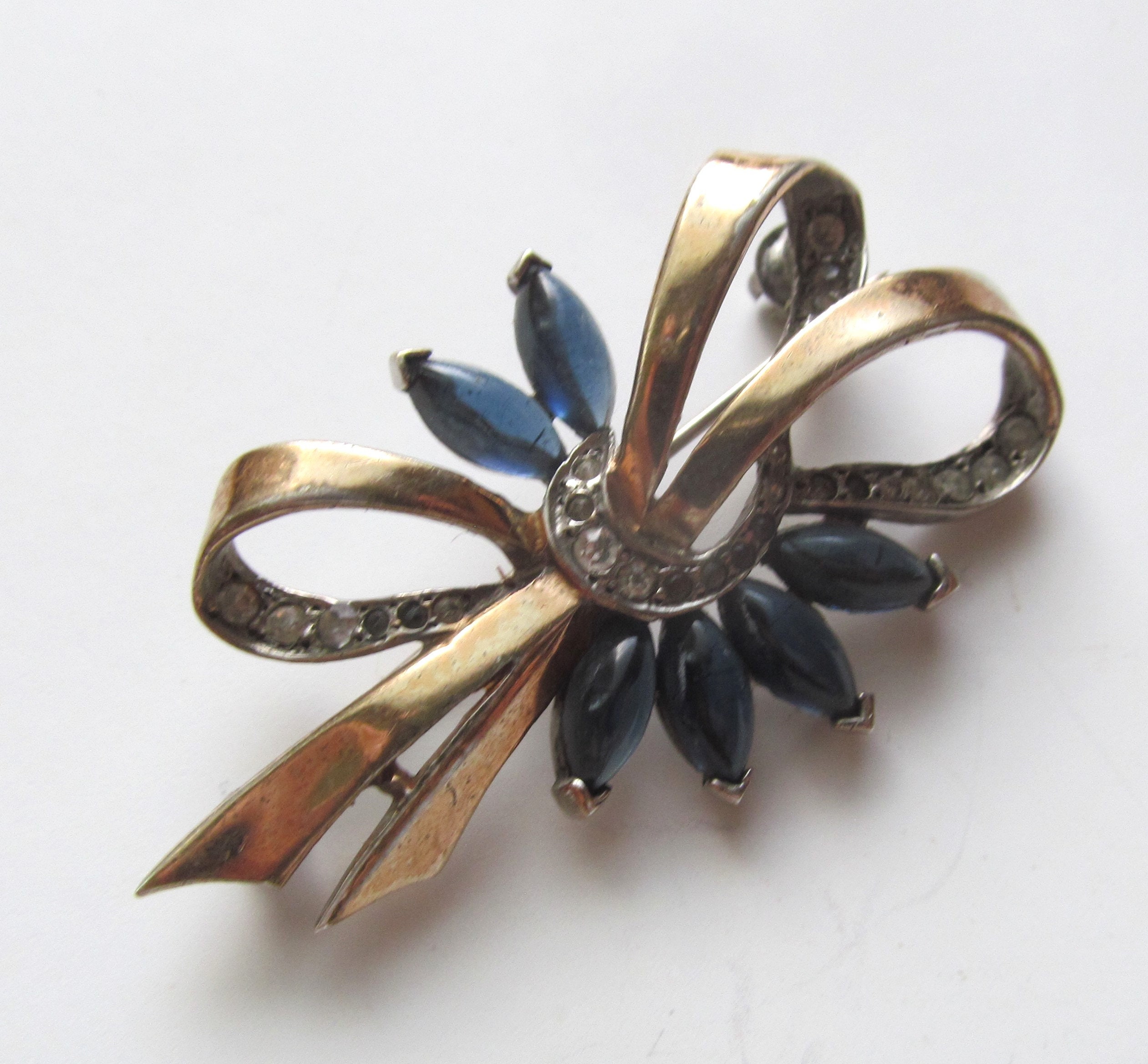 BOUCHER ヴィンテージ　ブローチ Vintage MARCEL BOUCHER Gold Plate Cultured Pearl Rose Brooch