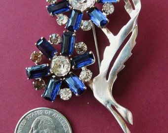 Broche Ancienne En Argent Massif 925 - Style Art Déco Avec Cabochon Vert (Occasion)
