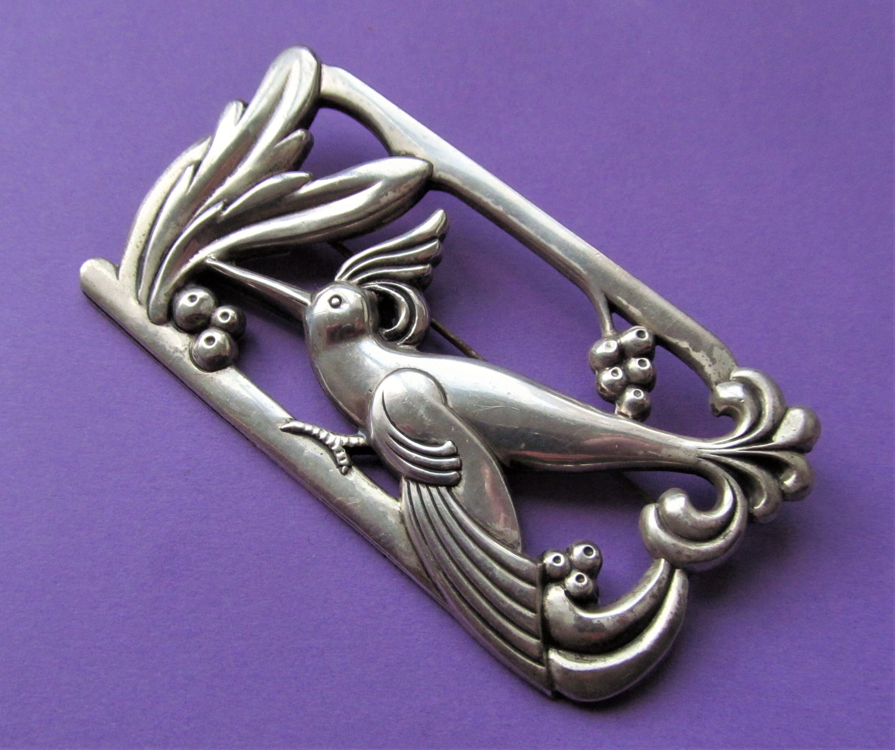 PIN BROOCH RARE. CORO STERLING DEER 1940'S - munimoro.gob.pe