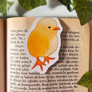 Chick Magnetic Bookmark - Handmade Magnetic Bookmark, Waterproof Magnetic Bookmark, Gift for Book Lovers, Magnetic Page Marker