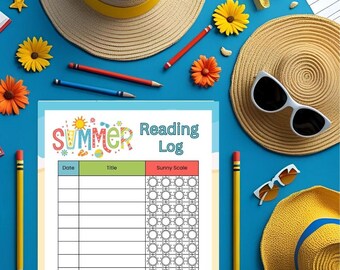 Printable Summer Reading Log for Kids – Track Books and Encourage Daily Reading,