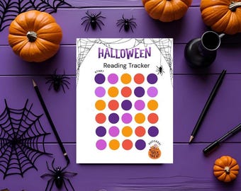 Halloween Reading Tracker: divertente tabella di lettura autunnale (PDF stampabile)