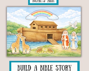 Attività biblica sull'Arca di Noè (stampabile / download immediato in PDF)