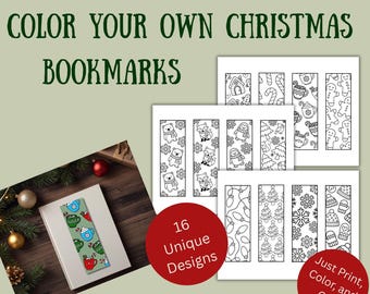 Segnalibri natalizi fai da te per bambini - PDF stampabile di Natale