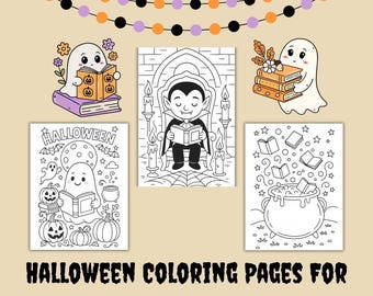 Halloween Coloring Pages | Instant Download PDF