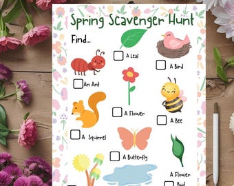 Spring Scavenger Hunt