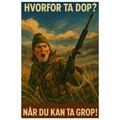 Hvorfor ta dop, når du kan ta grop 30x45 cm / 12x18″ product logo