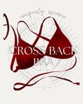 Triangle Cross Back Bra for Tahitian Dance