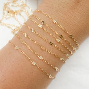 14K Gold‑Filled Textured Marina Link Chain • Marina Style • Unfinished Chain by the Foot • Permanent Jewelry Supply. V241GF