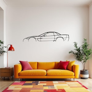 Corvette C5 Z06 2002 Car  Wall Art, Metal Car Wall Decor, Gift For Car Lovers, Car Gift For Him, Car Guy Gift