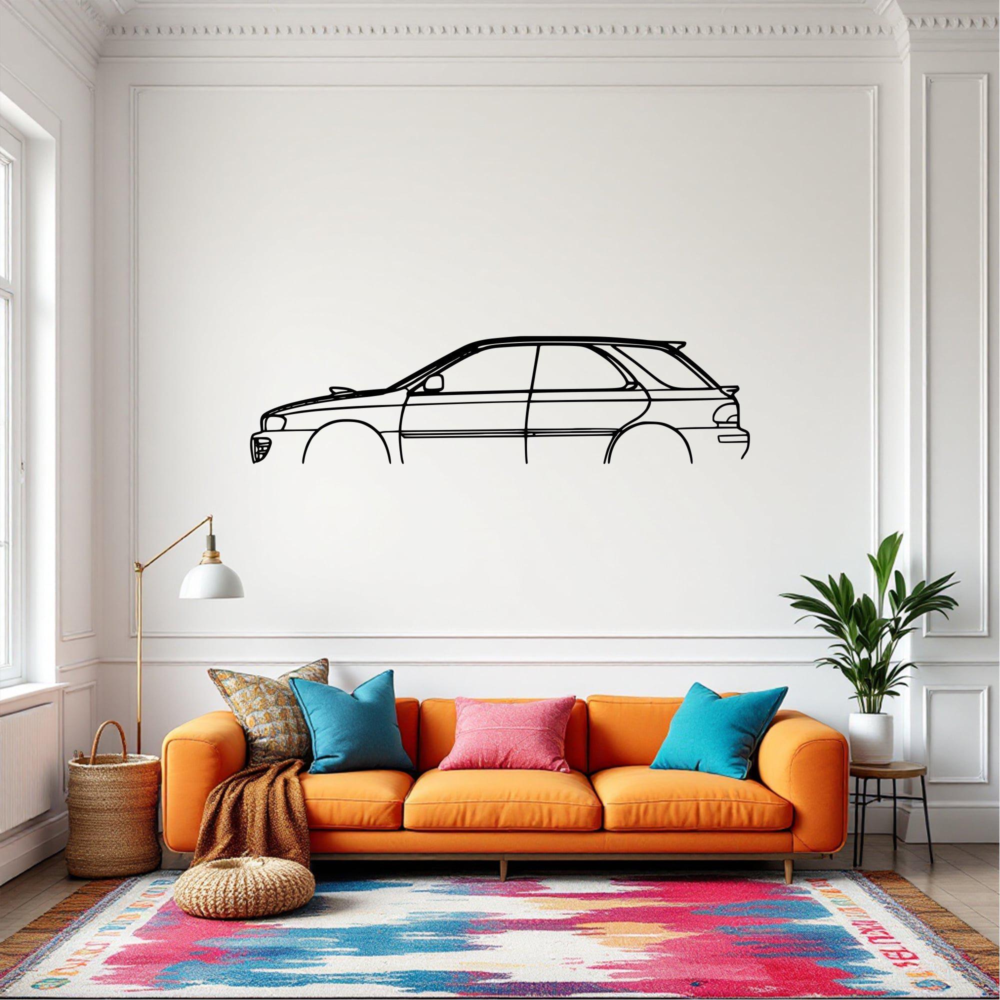 Outback 2000 Classic Car Decor Wall Art, Metal Car Wall Decor