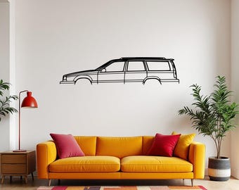 850 1996 Classic Car  Wall Art, Metal Car Wall Decor, Gift For Car Lovers, Car Gift For Him, Car Guy Gift