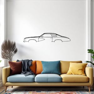 Grand Am 1973 Car Silhouette Wall Art, Metal Car Wall Decor, Gift For Car Lovers, Car Gift For Him, Car Guy Gift