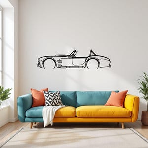 Metal Car Wall Art, Car Guy Gift, Car Sign, Automotive Wall Decor, Racing Car Art, Large Car Decor, Car Gift for Him