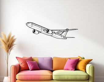 7779 アングル飛行機、カスタム飛行機壁装飾航空ギフト男性向け航空機