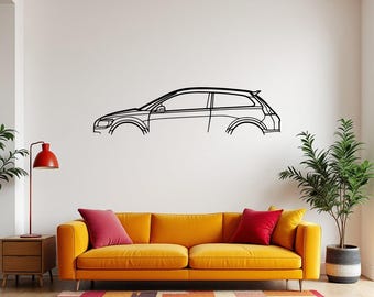 C30 2007 Car  Wall Art, Metal Car Wall Decor, Gift For Car Lovers, Car Gift For Him, Car Guy Gift