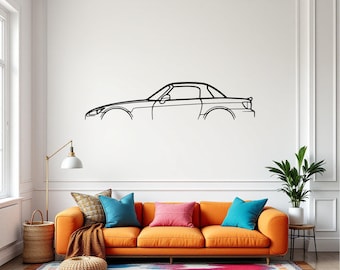 S2000  Hardtop 2003 Driver Gift For Garage Decor, Metal Decor Auto Wall Artwork, Auto Enthusiast Art, Garage Car Cutout, Metal Auto Panel