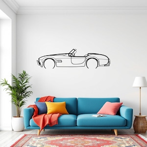 Metal Car Wall Art, Car Guy Gift, Car Sign, Automotive Wall Decor, Racing Car Art, Large Car Decor, Car Gift for Him