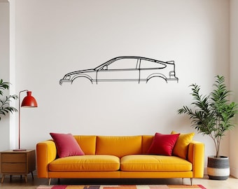Cr-x 1991 Metal Wall Art, Unique Car Lover Gift, Garage Decor For Him, Automotive Enthusiast Gift, Car Decor For Men, Christmas Gift
