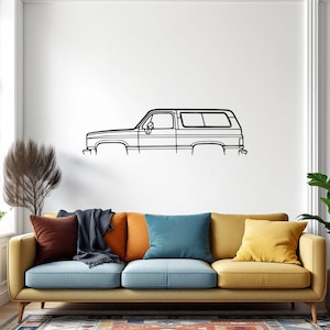 Blazer K5  Classic Car  Wall Art, Metal Car Wall Decor, Gift For Car Lovers, Car Gift For Him, Car Guy Gift