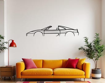 F355 GTS Car Metal Wall Art, Unique Car Lover Gift, Garage Decor For Him, Automotive Enthusiast Gift, Car Decor For Men, Christmas Gift