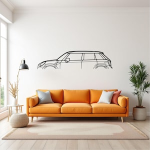 Cooper 2018 Classic Car  Wall Art, Metal Car Wall Decor, Gift For Car Lovers, Car Gift For Him, Car Guy Gift