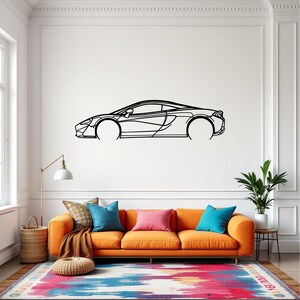 Metal Car Wall Art, Car Guy Gift, Car Sign, Automotive Wall Decor, Racing Car Art, Large Car Decor, Car Gift for Him