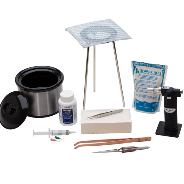 Deluxe Soldering Kit with Pickle Pot-Comes with everything you need to Solder Metal -Get started TODAY-Metal Supply Chick