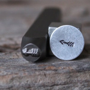 Arrow Stamp-5mm Size-Steel Stamp-New Metal Design Stamps-by Metal Supply Chick-DCH64