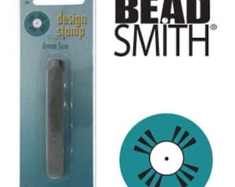 Sun Southwest Metal Stamp- 6mm-Design Stamp-Steel Stamp by Beadsmith for Metalwork- or Leather Metal Supply Chick-LPSD111