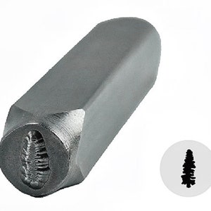 Tall Tree 3 Metal Stamp 6mm Metal Design Stamp-Steel Stamp-Metal Supply Chick-NEW-