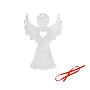 Angel Ornament Project Blank Kit Impressart Aluminum You Get 3 DIY Make Your Own Christmas Ornaments Metal Supply Chick