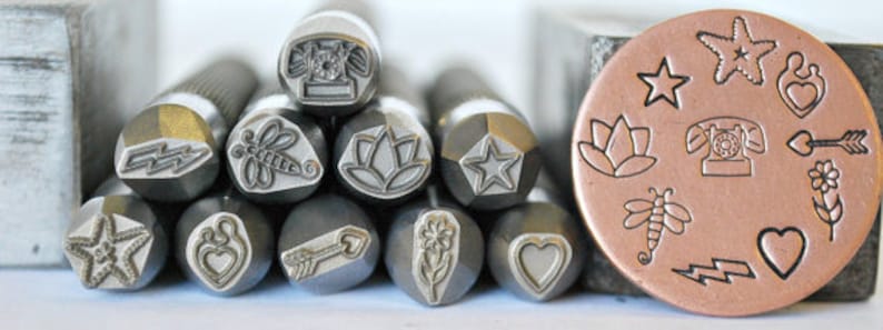 Metal Supply Chick Metal Design Stamp Press On Pick Your Size Word Stamps-Advantage Series-Professional Quality\u2014Sharp-Stainless Rated