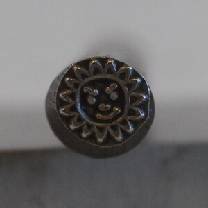 Sun with Face Metal Stamp LARGE-New 3/8 in.-Metal Stamping Tool-Perfect for Metal Stamping and Metal Work