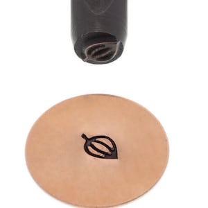 Leaf Design Size- 5 mm  Elite Design Metal Design Stamp-Metal Stamping Supplies for Personalized Jewelry