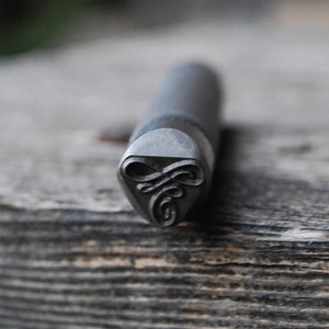 Flourish Metal Design Stamp - Approx. 12mm or 1/2 inch-Advantage Series Metal Stamp-Professional Quality-Guaranteed on Stainless