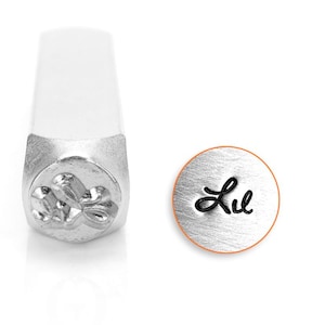 Lil Metal Stamp-Design Stamp ImpressArt- 6mm Metal Stamping Tool-Steel Stamp-Metal Supply Chick