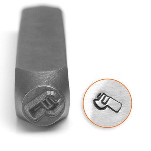 Whistle Metal Stamp Impressart Metal Stamp-Metal Design Stamp- 6mm- -Metal Stamping Tool-Steel Stamp-Metal Supply Chick