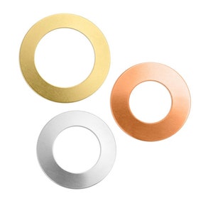 Mixed Metal Washer Assortment Stamping Blanks Impressart Blanks Metal Supply Chick