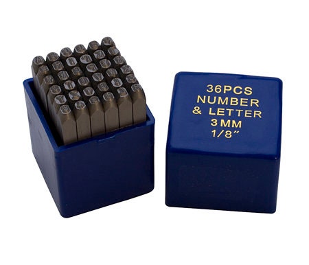 Letter & Number Stamp Sets (1.5-4 mm) Contenti 380-981-GRP