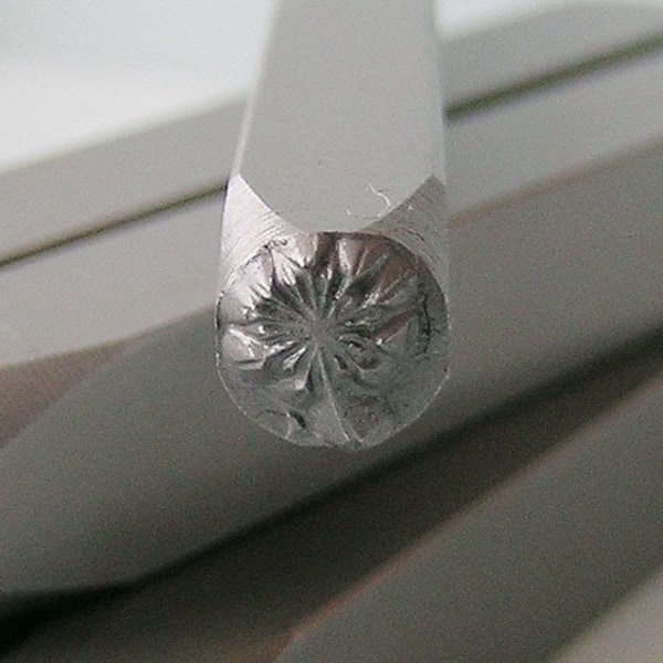 Dandelion Figure- Metal Design Stamp-Measures approx 5 mm x 3mm-   Metal Design Stamp-Metal Stamping Supplies for Personalized Jewelry