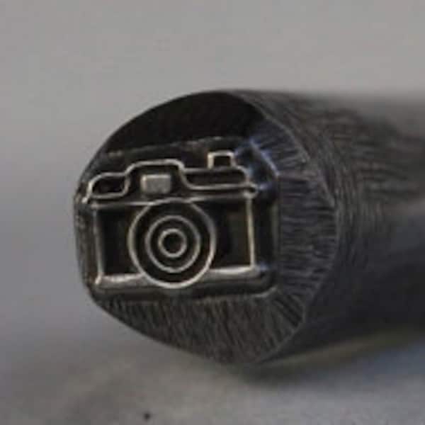 Now Here-Exclusive to Me- LARGE Vintage Camera Stamp--New 6 mm-Metal Stamping Tool