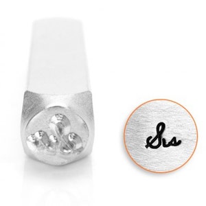 Sis Metal Stamp-Design Stamp ImpressArt- 6mm Metal Stamping Tool-Steel Stamp-Metal Supply Chick SC1522-AA