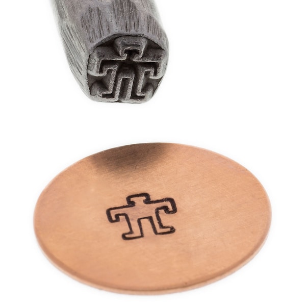 Man Person Southwest Symbol Pictograph Design- Metal Design Stamp-5mm-Metal Steel Stamp Metalwork Leatherwork-Metal Supply Chick