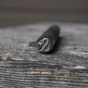 Supply Guy 6mm Indian Feather Metal Design Stamp - Metal Stamp - Metal Stamping And Jewelry Tool - SGCH-47