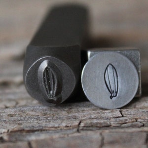 SurfBoard Metal Stamp-8mm Size-Steel Stamp-New Metal Design Stamps-by Metal Supply Chick-DCH59
